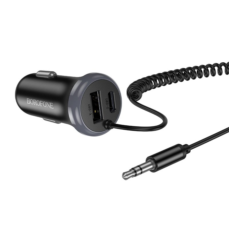 Borofone Odbiornik dźwięku Bluetooth AUX BC64 Contento czarny