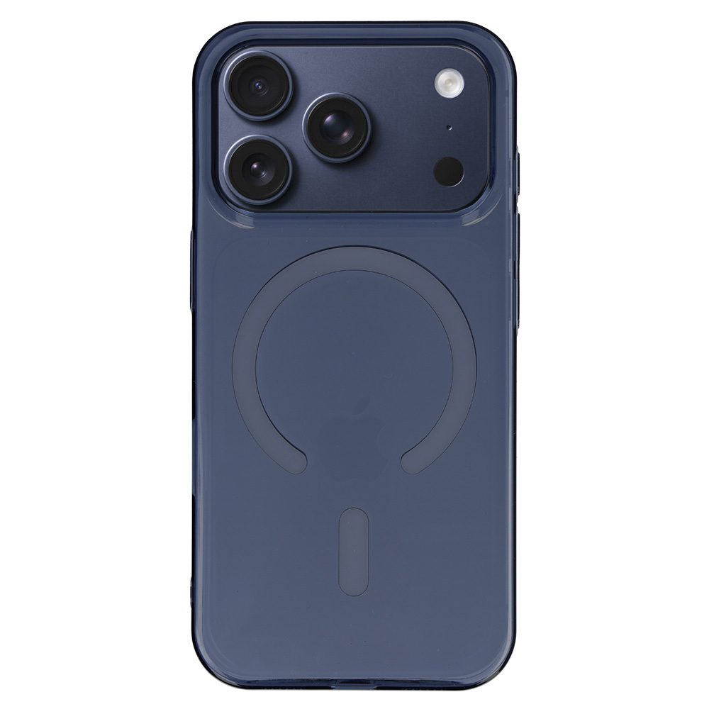 Transparent Slim Magsafe Case do Iphone 17 Pro Max deep blue
