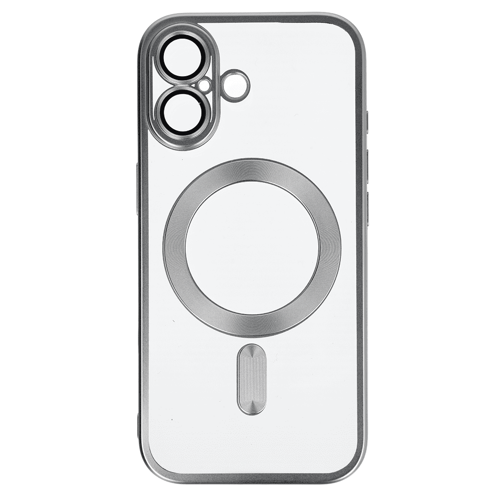 Metallic Magsafe Case for Iphone 17 Silver