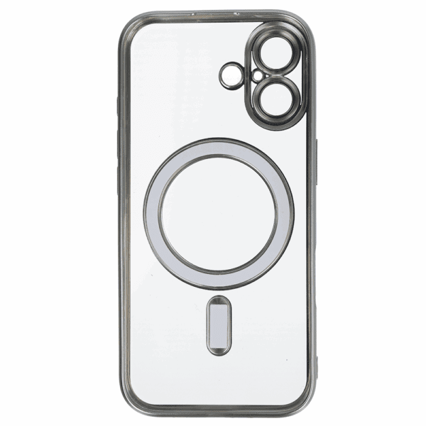 Metallic Magsafe Case for Iphone 17 Silver