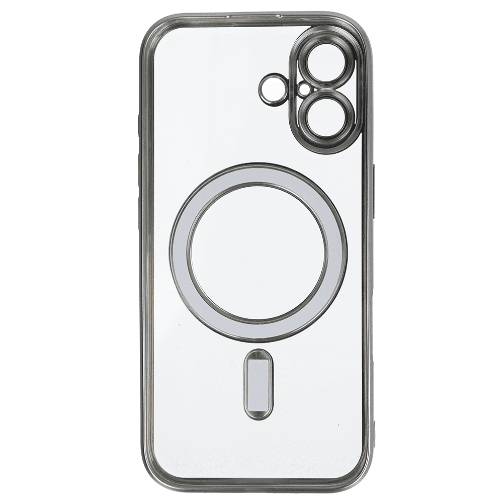 Metallic Magsafe Case for Iphone 17 Silver