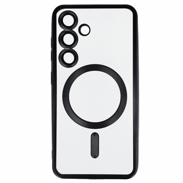 Metallic Magsafe Case for Samsung Galaxy S25 Black