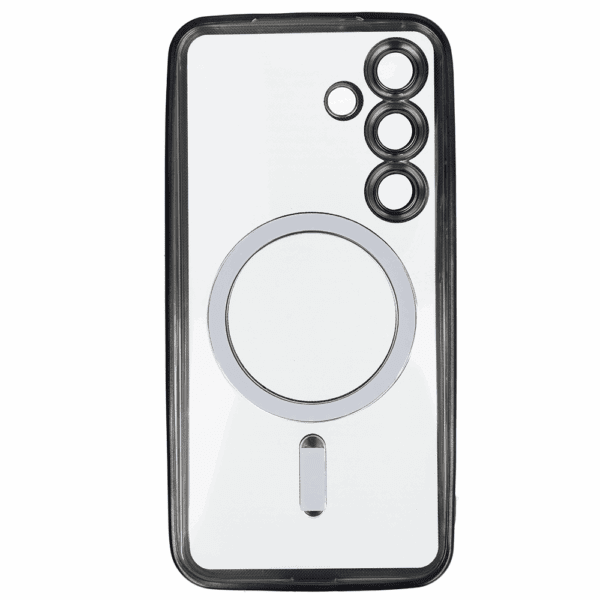 Metallic Magsafe Case for Samsung Galaxy S25 Black