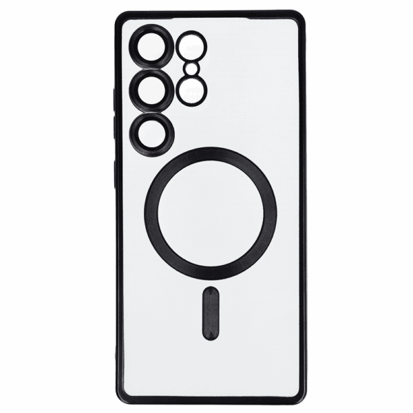 Metallic Magsafe Case for Samsung Galaxy S25 Ultra Black