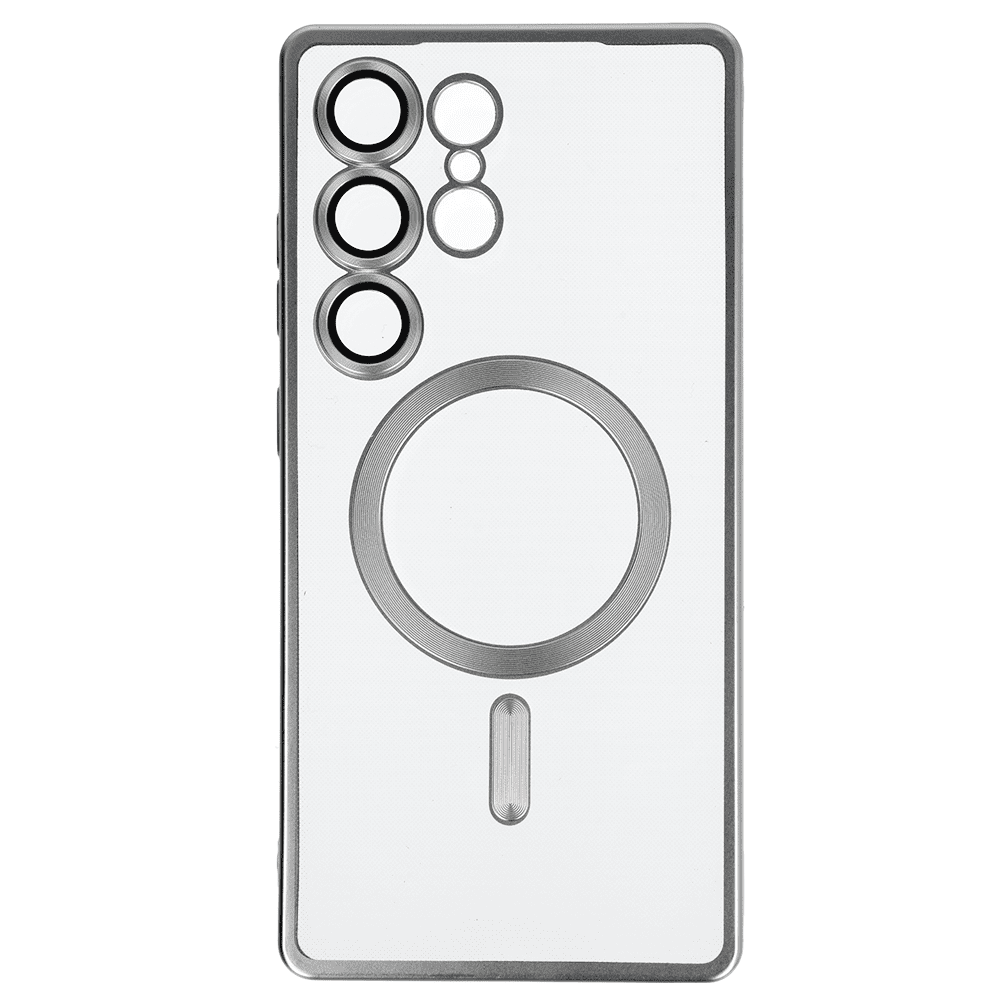 Metallic Magsafe Case for Samsung Galaxy S25 Ultra Silver