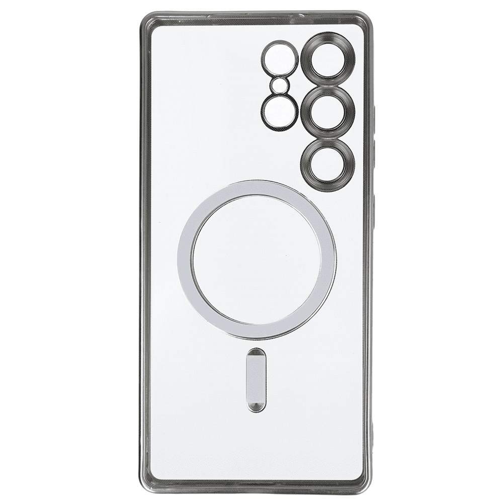 Metallic Magsafe Case for Samsung Galaxy S25 Ultra Silver