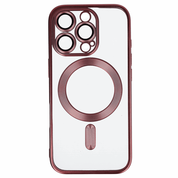 Metallic Magsafe Case for Iphone 16 Pro Pink