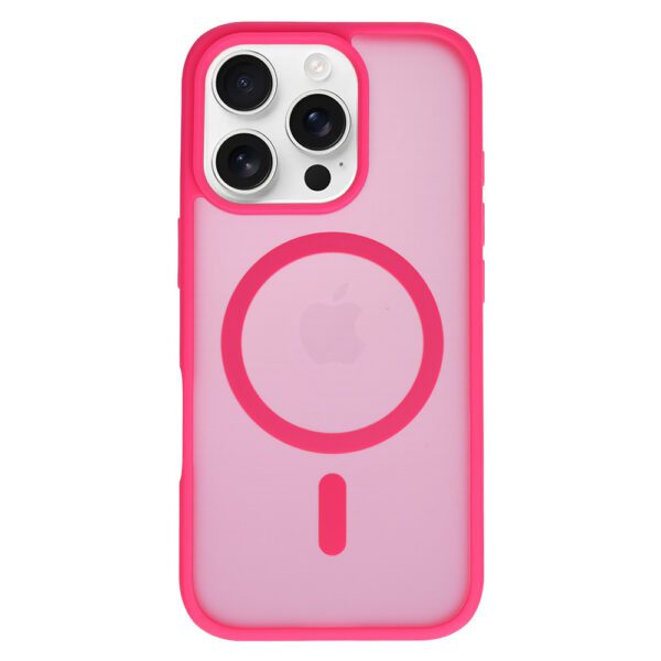 Tel Protect Aura Matte Magsafe Case for Iphone 16 hot pink