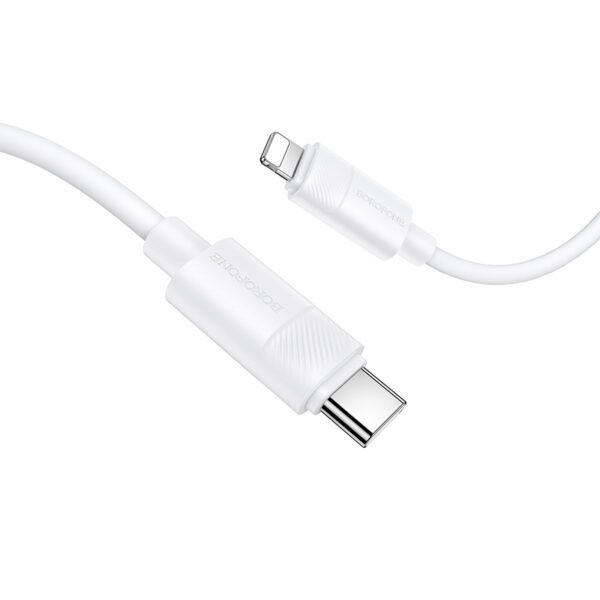 Borofone Cable BX123 Leya - Type C to Lightning - PD 30W 1 metre white