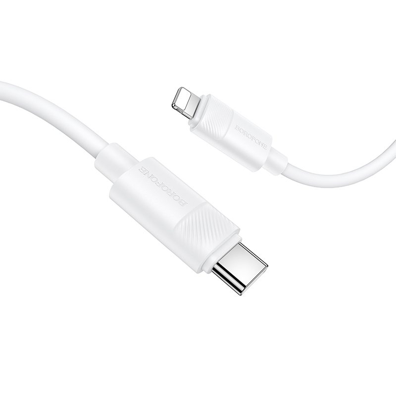 Borofone Cable BX123 Leya - Type C to Lightning - PD 30W 1 metre white