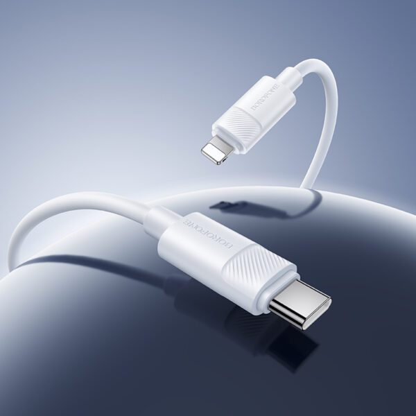 Borofone Cable BX123 Leya - Type C to Lightning - PD 30W 1 metre white