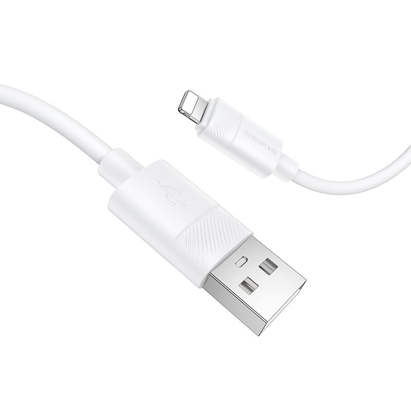 foto_add-339032 Borofone Cable BX123 Leya - USB to Lightning - 12W 2,4A 1 metre white