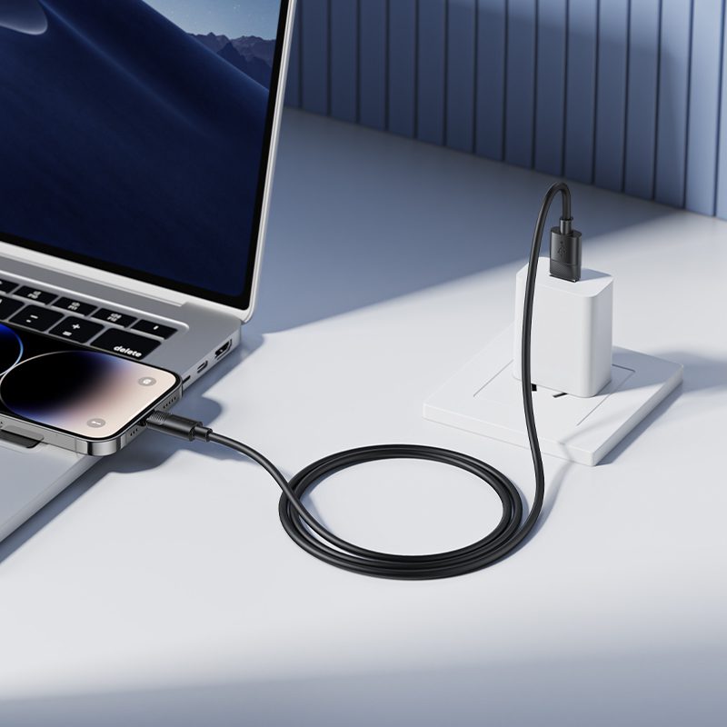 foto_add-339033 Borofone Cable BX123 Leya - USB to Lightning - 12W 2,4A 1 metre white