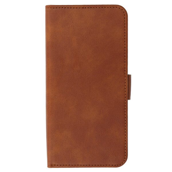 COMMON Universal Book Case (SIZE XXL) for Samsung S25 Ultra/S24 Ultra/M35/M23/A16 5G/Xiaomi Redmi 14C brown