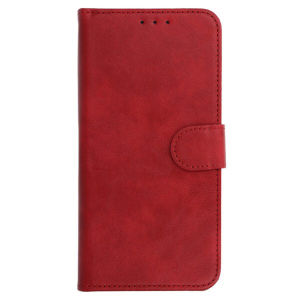 COMMON Universal Book Case (SIZE XL) for Samsung A12/A13 4G/A34 5G/A02S/Xiaomi Redmi 12 4G/12C/Note 12 4G/12 Pro 5G/Oppo A53S/A72/A92 red