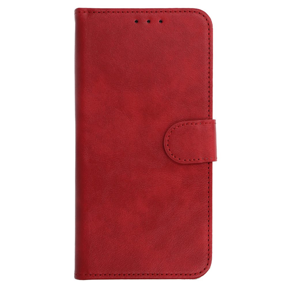 COMMON Universal Book Case (SIZE XXL) for Samsung S25 Ultra/S24 Ultra/M35/M23/A16 5G/Xiaomi Redmi 14C red