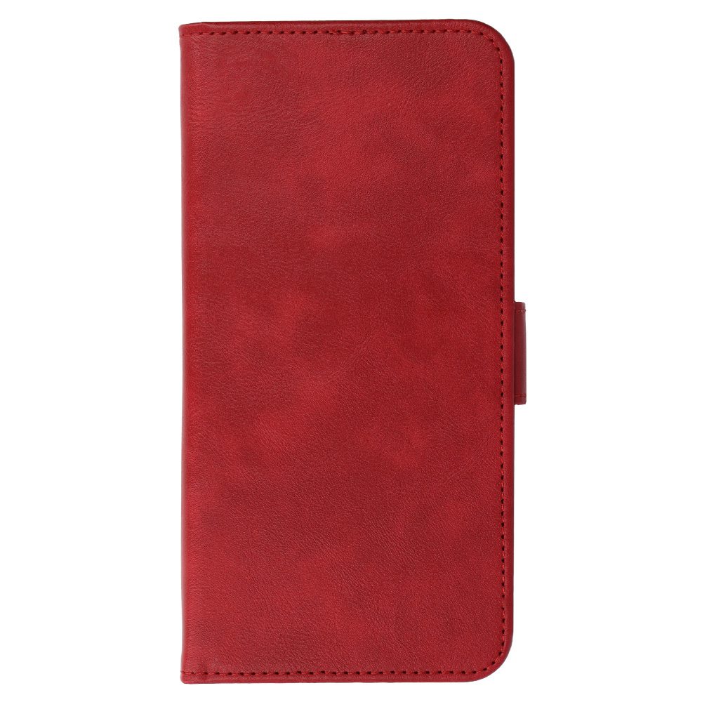 COMMON Universal Book Case (SIZE XXL) for Samsung S25 Ultra/S24 Ultra/M35/M23/A16 5G/Xiaomi Redmi 14C red