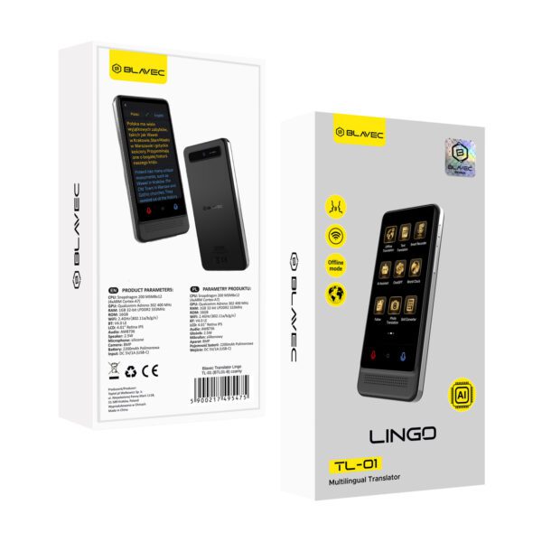 Blavec Translator Lingo TL-01 (BTL01-B) black