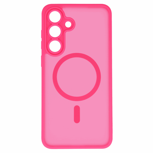 Tel Protect Aura Matte Magsafe Case for Samsung Galaxy S25 FE hot pink