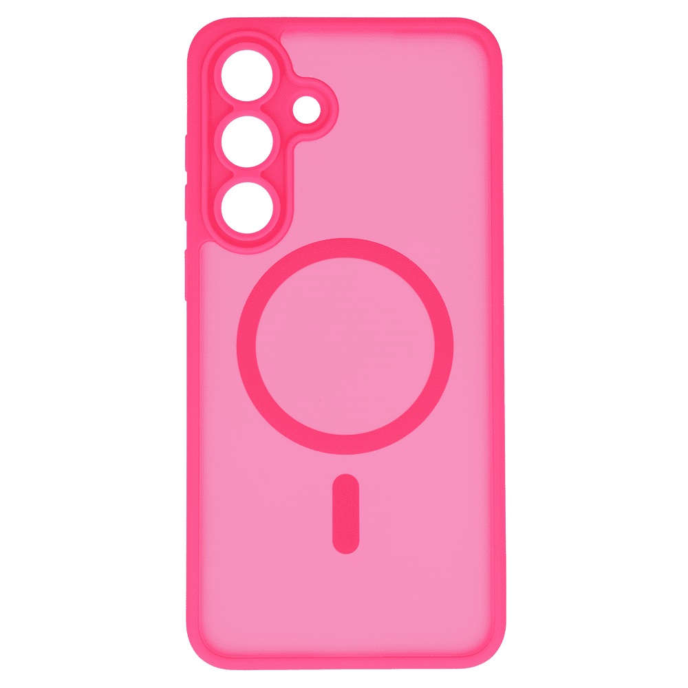 Tel Protect Aura Matte Magsafe Case for Samsung Galaxy S25 FE hot pink