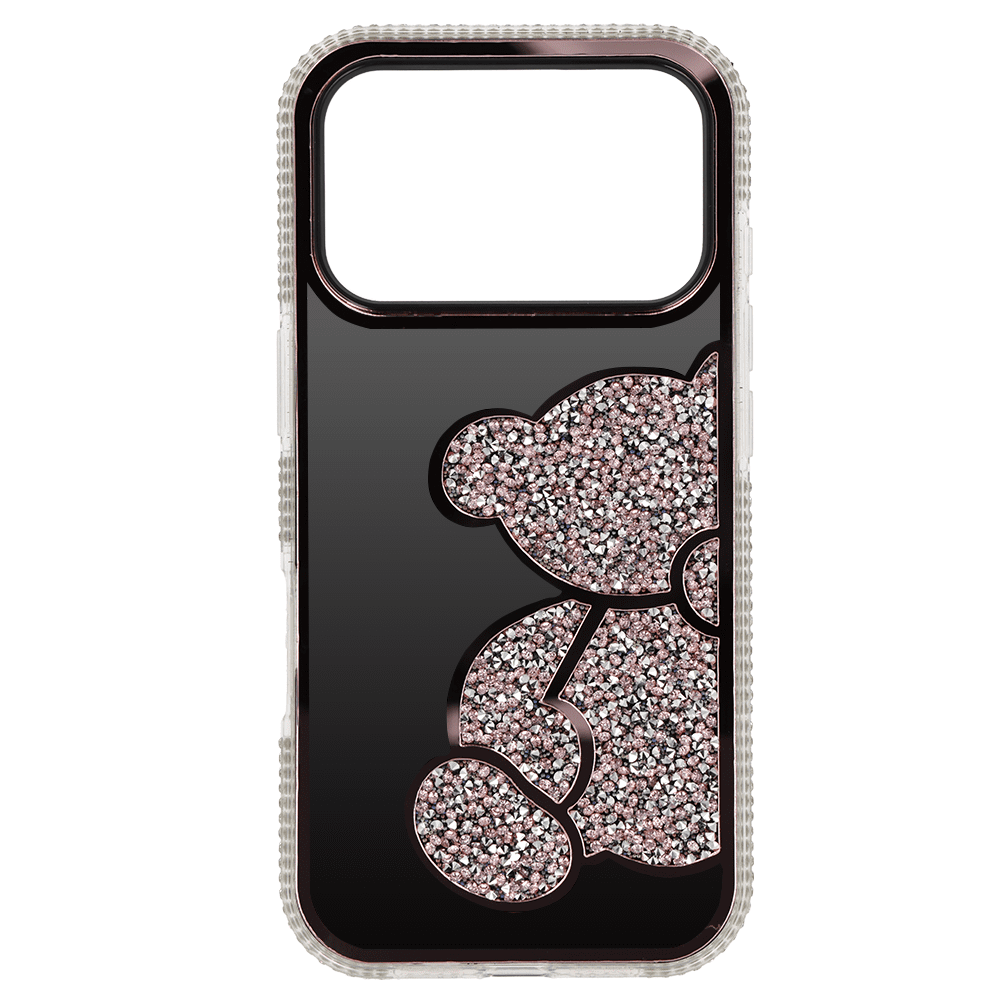 Teddy Bear Case for Iphone 17 pink
