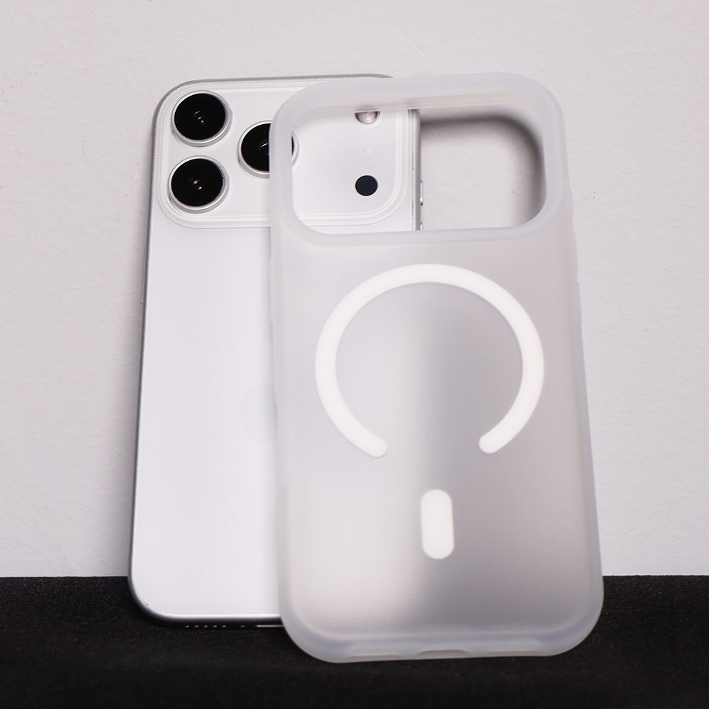 Tel Protect Mist Matte Magsafe Case for Iphone 15 Pro transparent