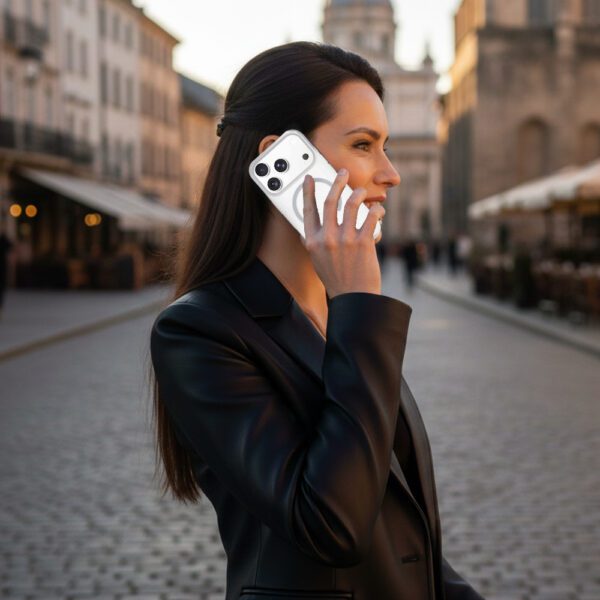 Tel Protect Mist Matte Magsafe Case for Iphone 15 Pro transparent