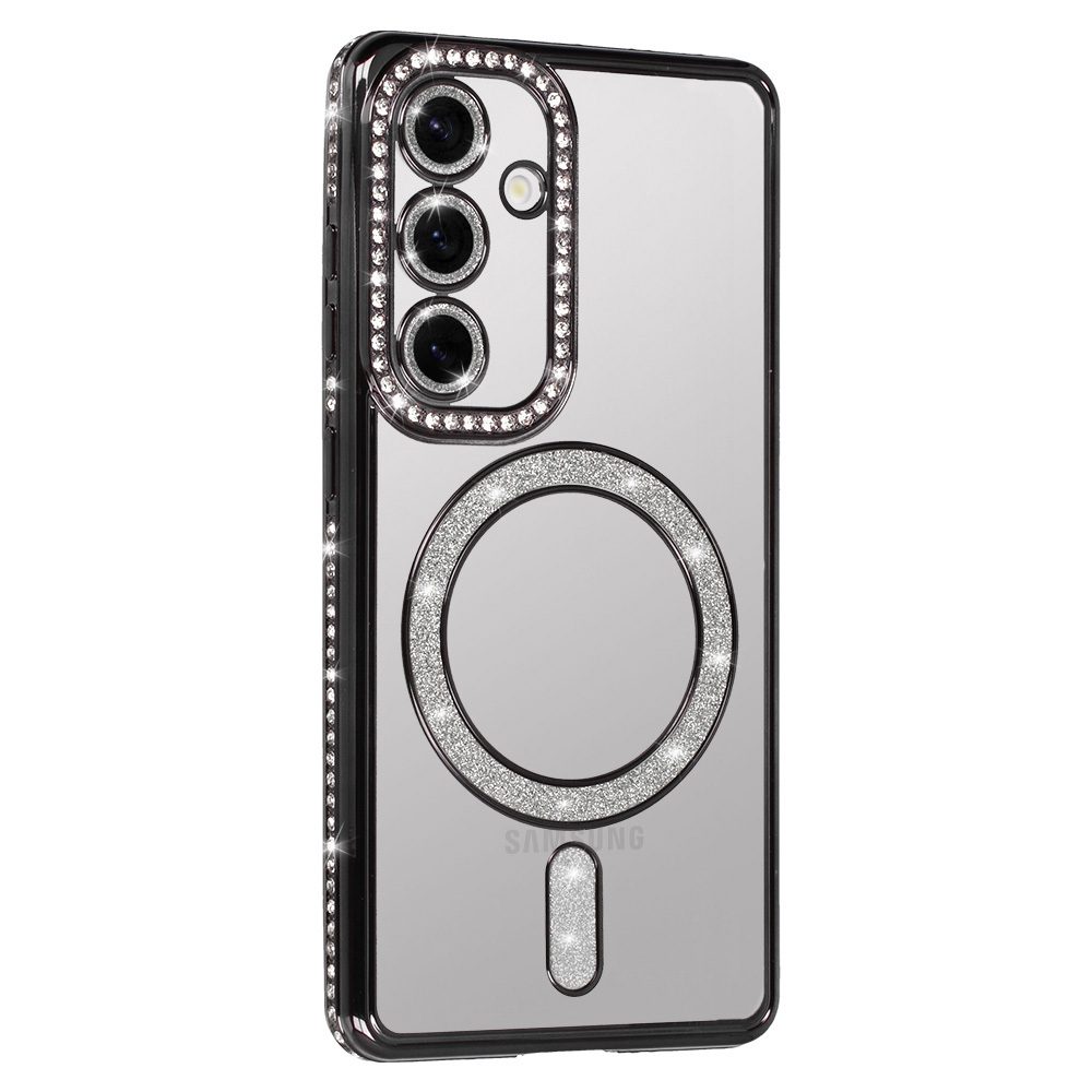 Bling Magsafe Case for Samsung Galaxy A57 5G black