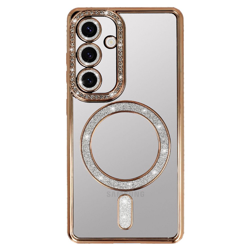 Bling Magsafe Case for Samsung Galaxy A57 5G gold