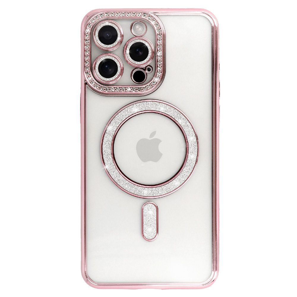 Bling Magsafe Case for Samsung Galaxy S26 Plus pink