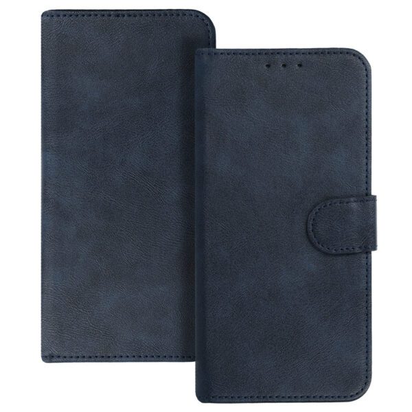 COMMON Universal Book Case (SIZE XL) for Samsung A12/A13 4G/A34 5G/A02S/Xiaomi Redmi 12 4G/12C/Note 12 4G/12 Pro 5G/Oppo A53S/A72/A92 navy