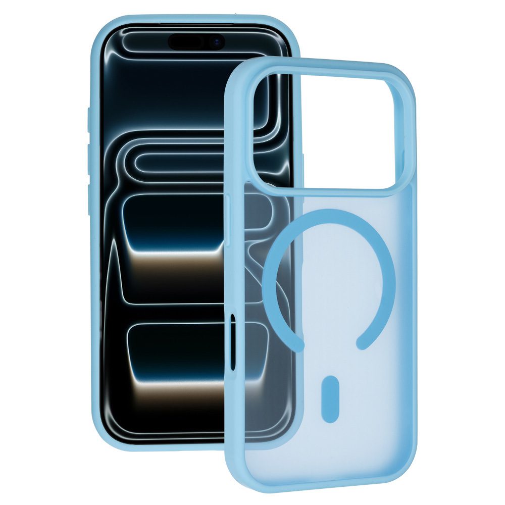 Tel Protect Aura Matte Magsafe Case for Iphone 17 Pro blue