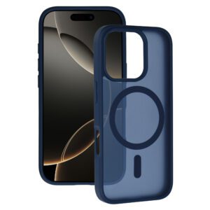 Tel Protect Aura Matte Magsafe Case for Iphone 15 Pro navy