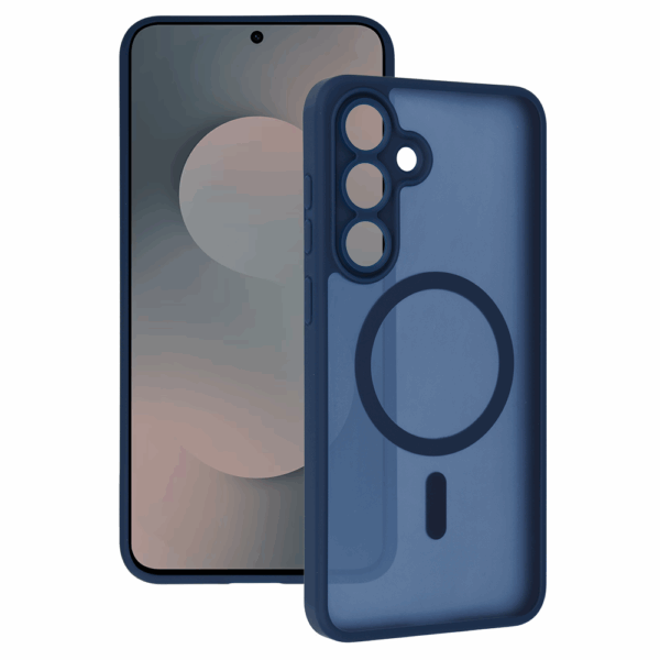 Tel Protect Aura Matte Magsafe Case for Samsung Galaxy S25 FE navy