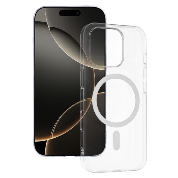Transparent Slim Magsafe Case do Iphone 17 white