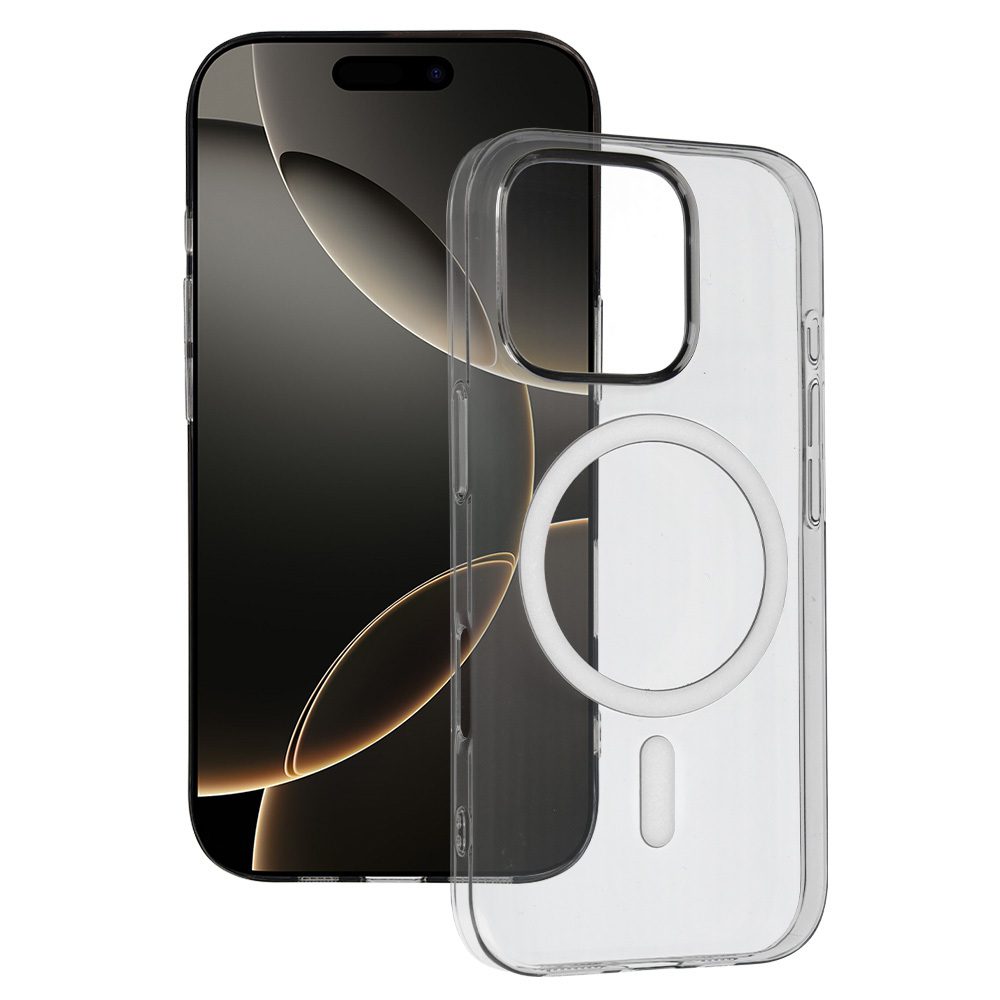 Transparent Slim Magsafe Case do Iphone 17 grey