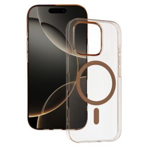 Transparent Slim Magsafe Case do Iphone 16 Pro Max desert