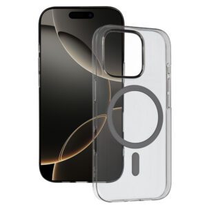 Transparent Slim Magsafe Case do Iphone 16 Pro Max graphite