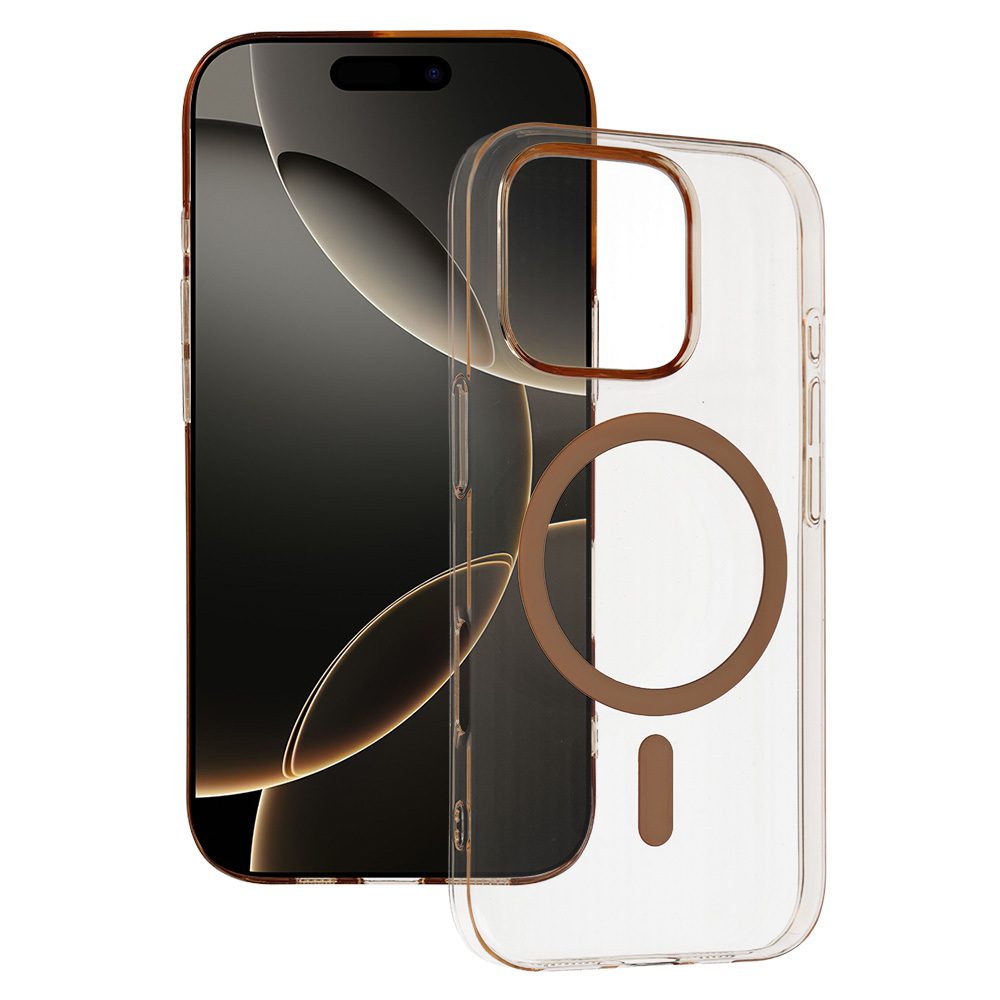 Transparent Slim Magsafe Case do Iphone 14 desert