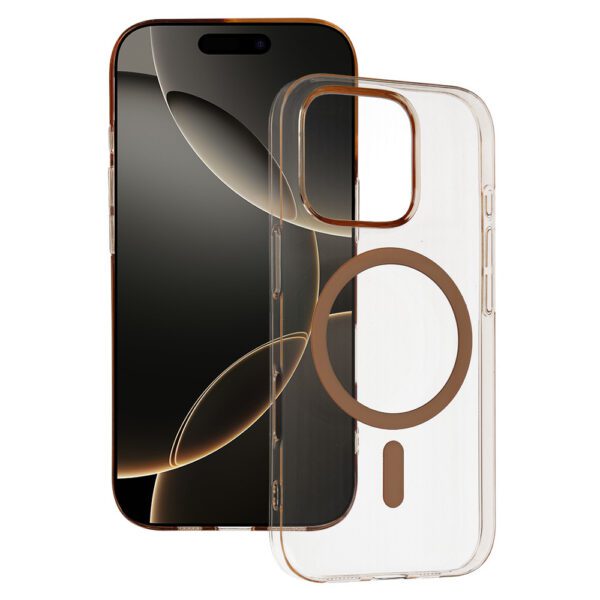Transparent Slim Magsafe Case do Iphone 14 Pro desert