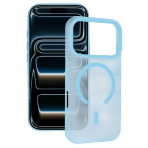 Tel Protect Mist Matte Magsafe Case for Iphone 15 light blue