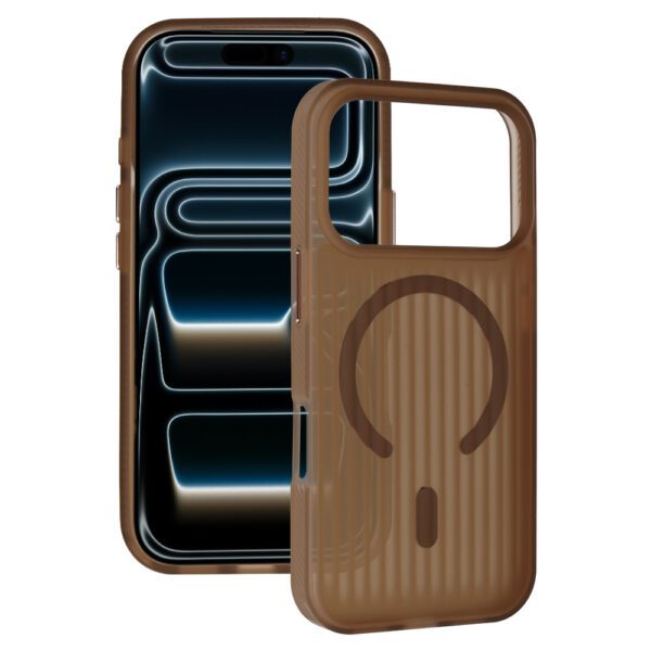 Tel Protect Twist Magsafe Case for Iphone 17 Air coffee brown