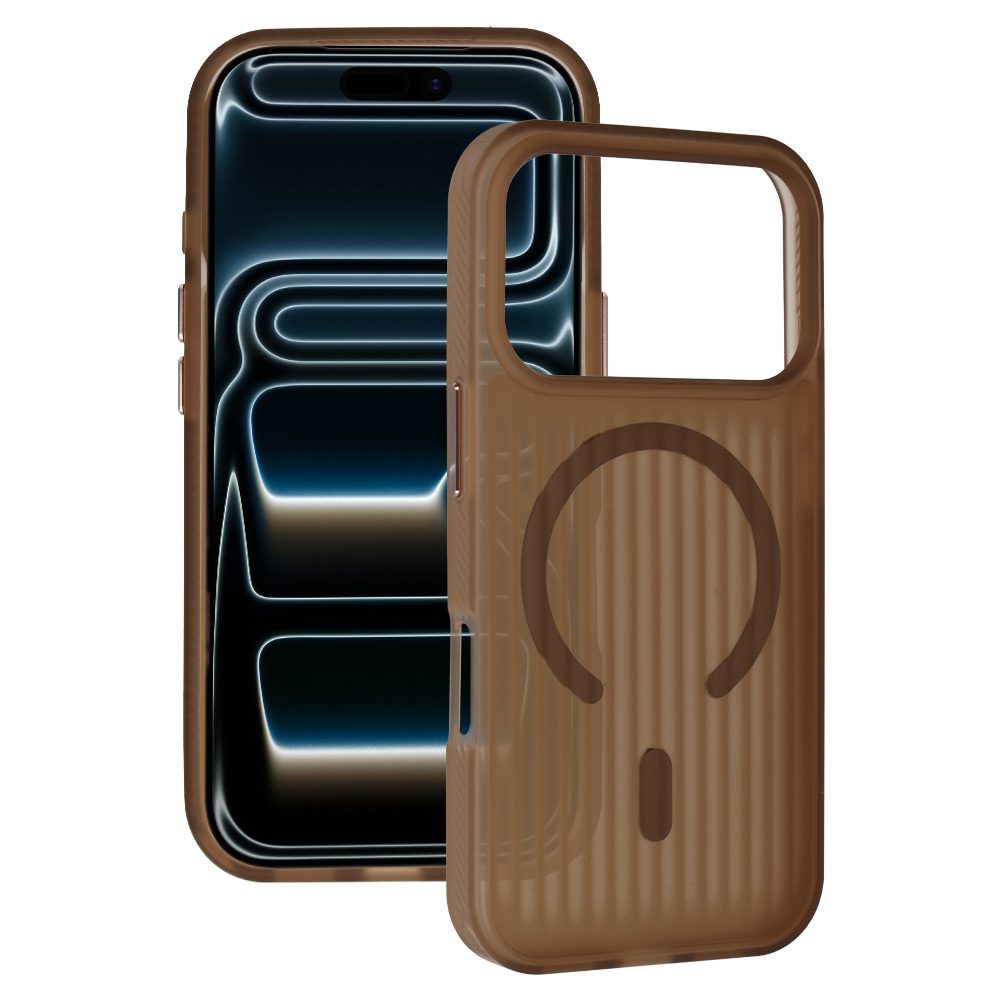 Tel Protect Twist Magsafe Case for Iphone 17 Air coffee brown