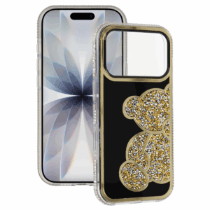 Teddy Bear Case for Samsung Galaxy S25 Ultra gold