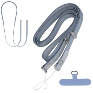 Crossbody Strap lanyard - light blue