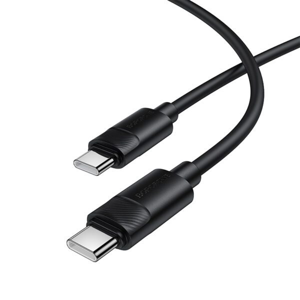 Borofone Cable BX123 Leya - Type C to Type C - PD 60W 3A 1 metre black