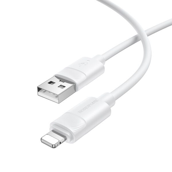 product-105687 Borofone Cable BX123 Leya - USB to Lightning - 12W 2,4A 1 metre white