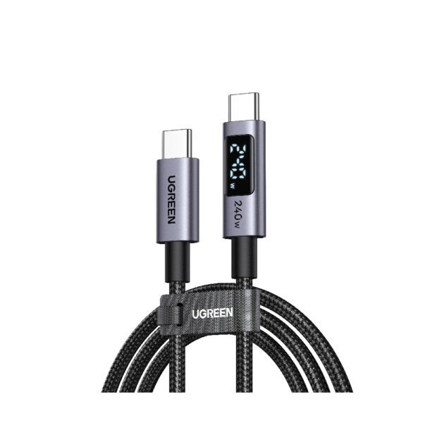 Καλώδιο Φόρτισης UGREEN L530 65867 USB-C σε USB-C PD 240W 2m Μαύρο