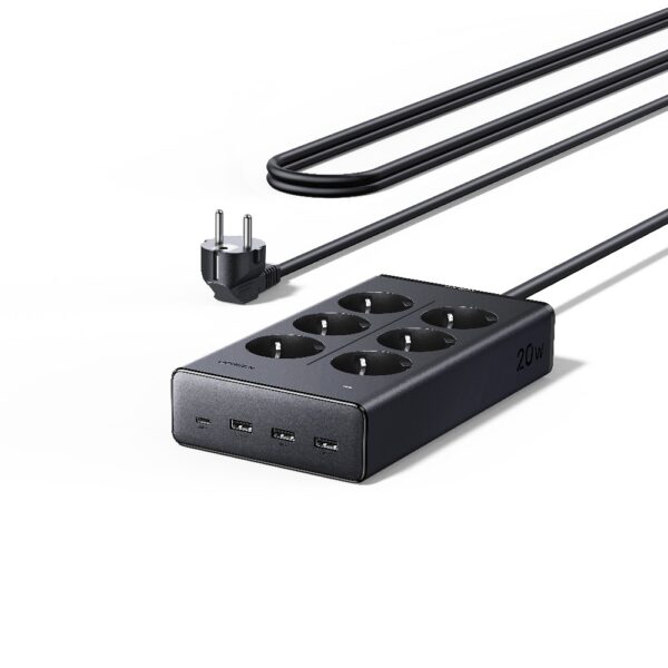 Πολύμπριζο 6 Θέσεων GaN PD 20W UGREEN S622 75141 1.5m