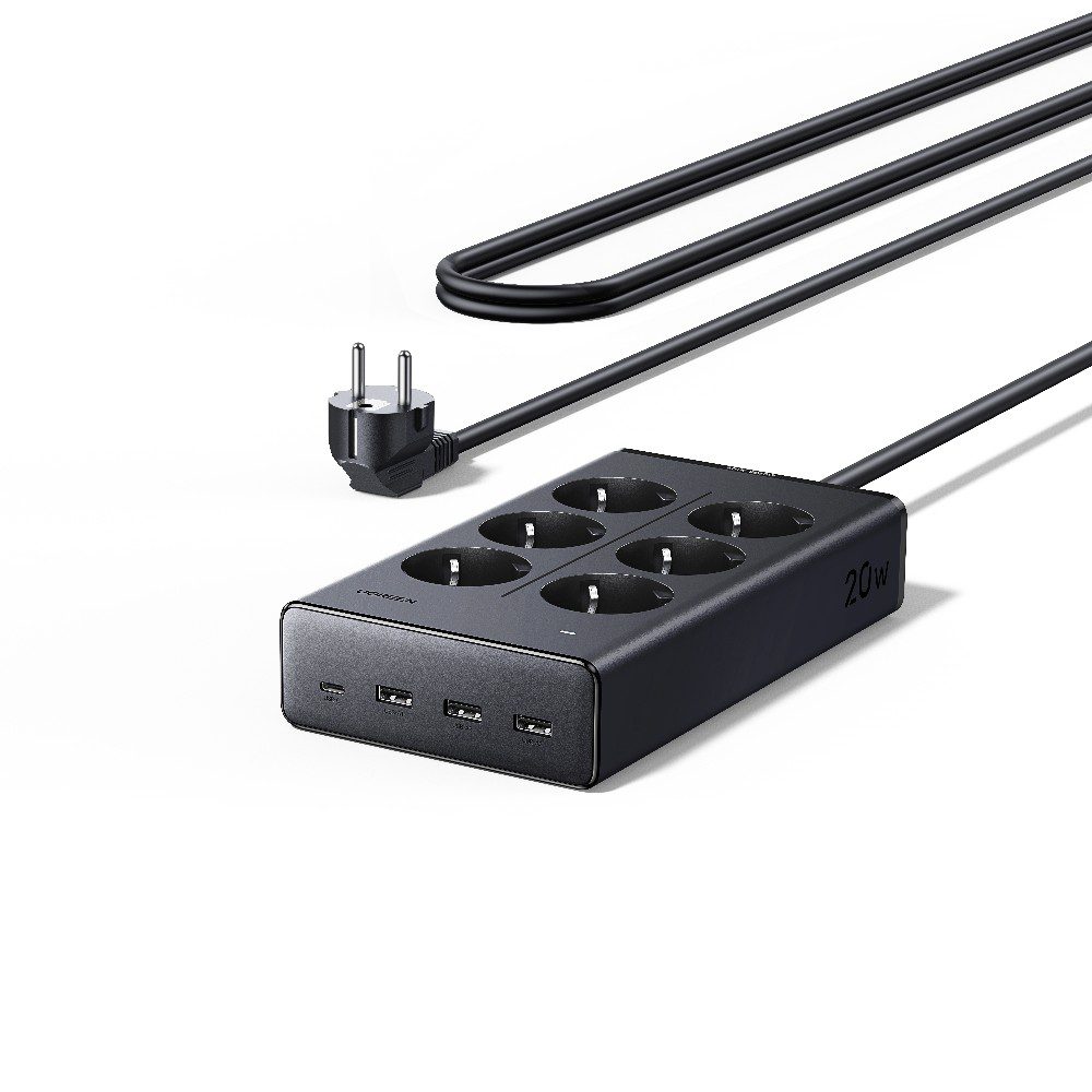 Πολύμπριζο 6 Θέσεων GaN PD 20W UGREEN S622 75141 1.5m